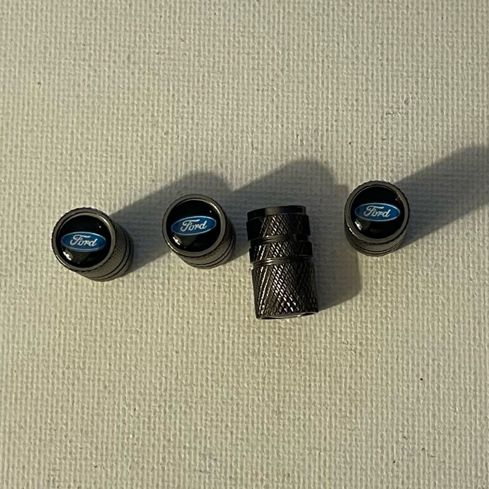 Ford valve Stem caps in Gray set of 4 NWT
